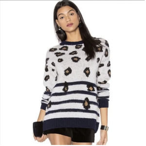 LPAxREVOLVE Sweater 225 in Leopard Stripe